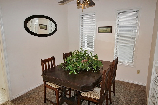 Dining room after